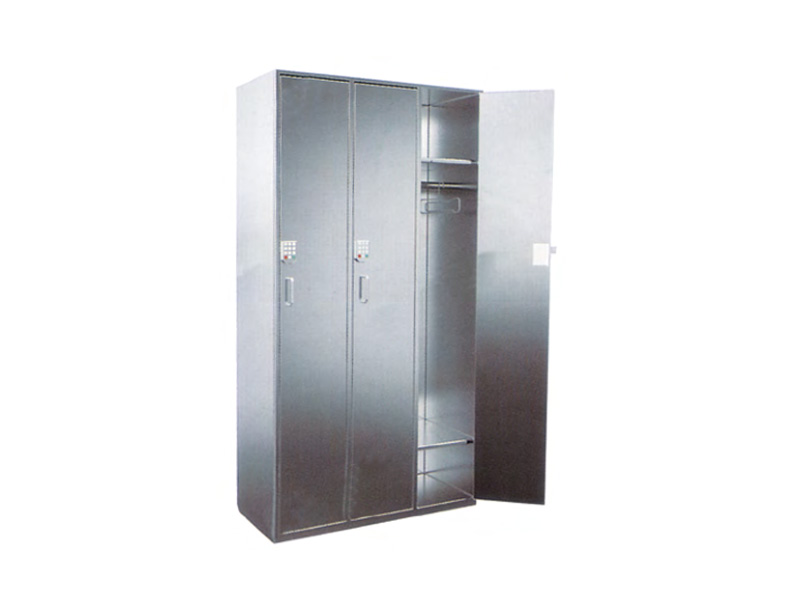 LH0026-3門密碼鎖平頂衣柜